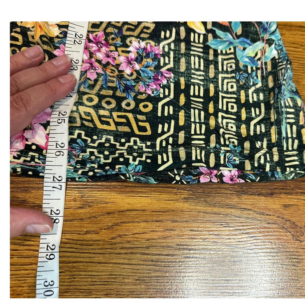 Johnny Was Weller Favorite Crew Neck T-Shirt Women’s XL Multicolor Floral Tee - Picture 7 of 7